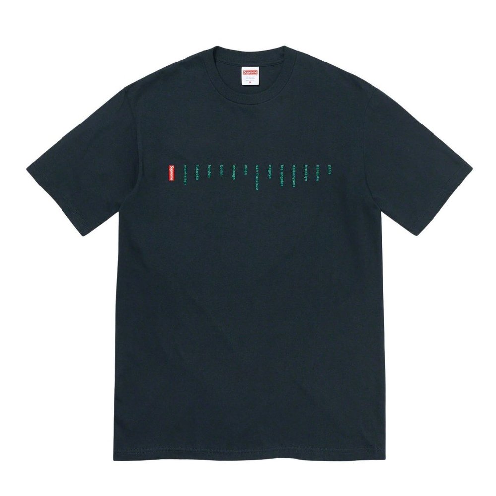 NWT Supreme Location Tee - Navy - Men's Medium SS23